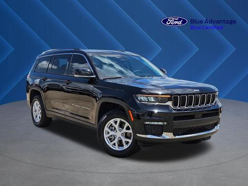 Diamond Black Crystal Pearlcoat 2023 Jeep Grand Cherokee L Limited