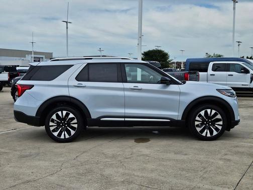 White 2026 Ford Explorer Platinum
