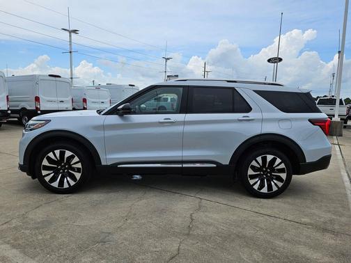 White 2026 Ford Explorer Platinum