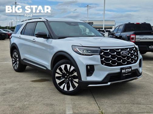 White 2026 Ford Explorer Platinum
