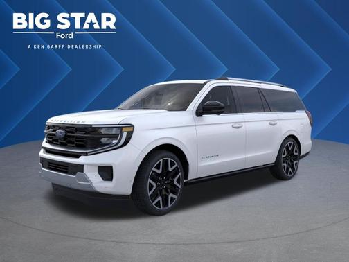 Star White Metallic Tri-Coat 2026 Ford Expedition Max Platinum