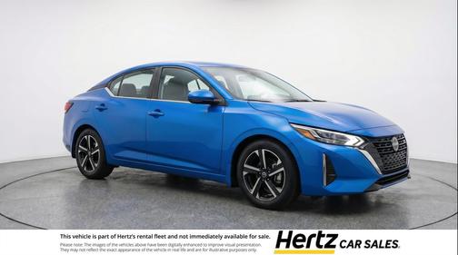 Electric Blue Metallic 2025 Nissan Sentra SV