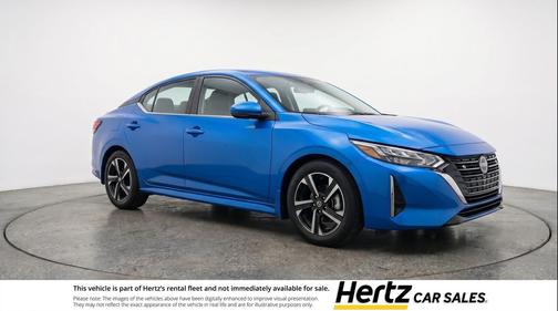 Electric Blue Metallic 2025 Nissan Sentra SV