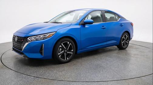 Electric Blue Metallic 2025 Nissan Sentra SV
