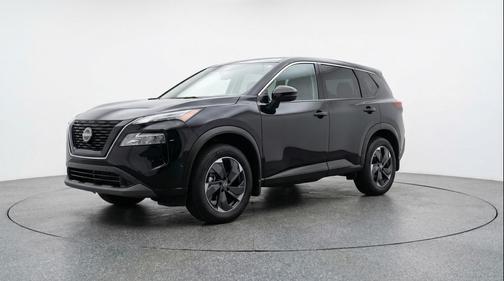 Super Black 2025 Nissan Rogue SV