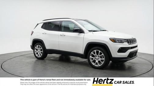 Bright White Clearcoat 2025 Jeep Compass Limited