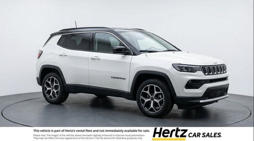 Bright White Clearcoat 2025 Jeep Compass Limited