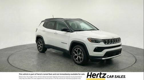 Bright White Clearcoat 2025 Jeep Compass Limited