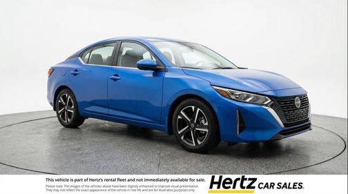 Electric Blue Metallic 2025 Nissan Sentra SV