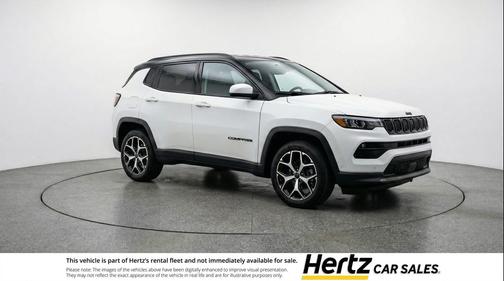 Bright White Clearcoat 2025 Jeep Compass Limited