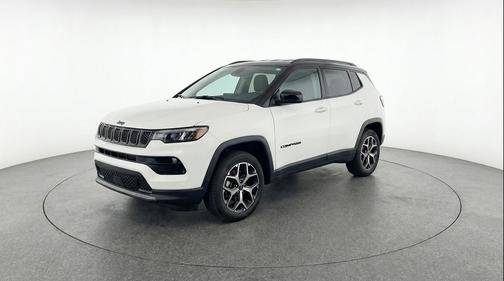 Bright White Clearcoat 2025 Jeep Compass Limited