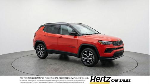 Red Hot Pearlcoat 2025 Jeep Compass Limited