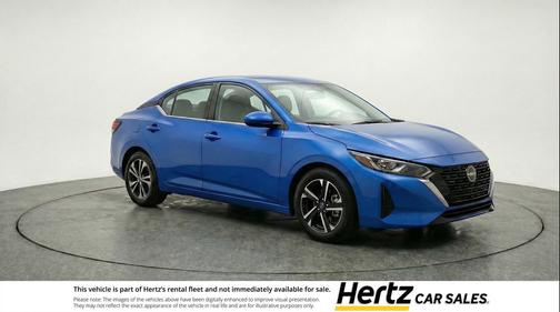 Electric Blue Metallic 2025 Nissan Sentra SV