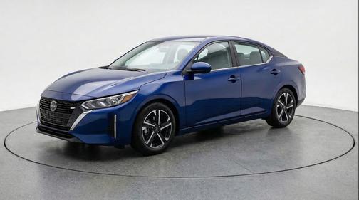 Electric Blue Metallic 2025 Nissan Sentra SV