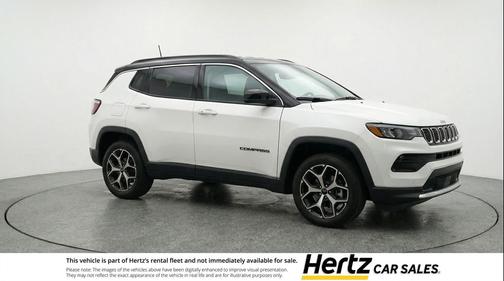 Bright White Clearcoat 2025 Jeep Compass Limited