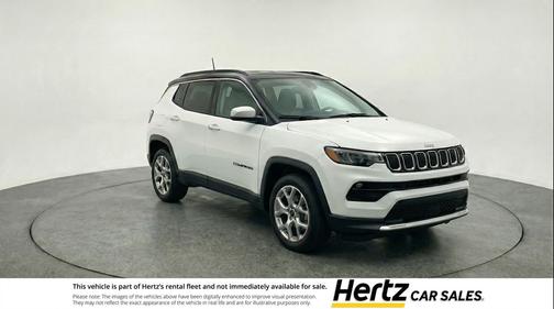Bright White Clearcoat 2025 Jeep Compass Limited