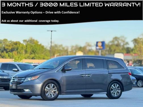 Modern Steel Metallic 2016 Honda Odyssey Touring Elite