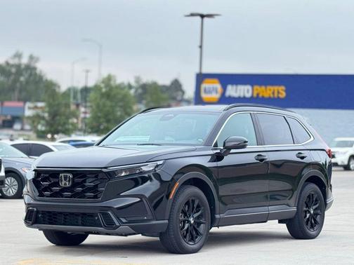 Crystal Black Pearl 2024 Honda CR-V Hybrid Sport AWD