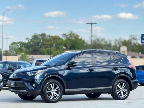 Blue 2018 Toyota RAV4 XLE