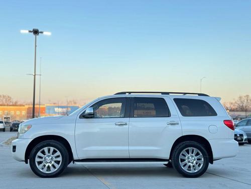 White 2010 Toyota Sequoia Platinum