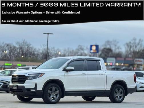 Platinum White Pearl 2023 Honda Ridgeline RTL