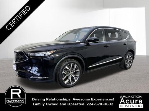 Majestic Black Pearl 2023 Acura MDX Technology Package