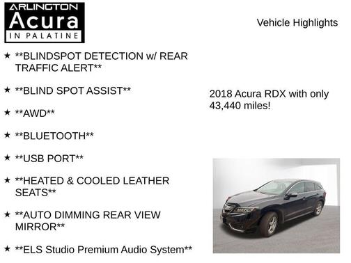 2018 Acura RDX Advance Package