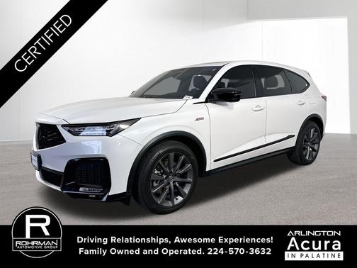Platinum White Pearl 2025 Acura MDX A-SPEC