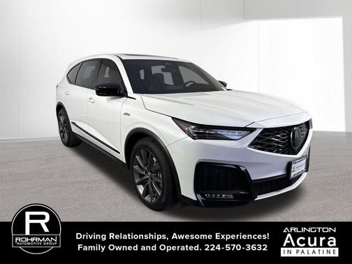 Platinum White Pearl 2025 Acura MDX A-SPEC