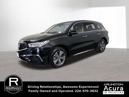 Crystal Black Pearl 2017 Acura MDX 3.5L