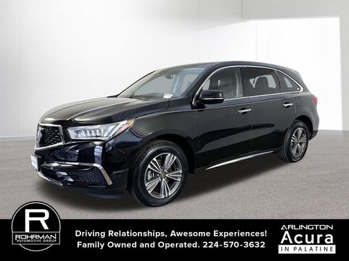 Crystal Black Pearl 2017 Acura MDX 3.5L