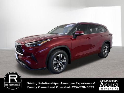 Ruby Flare Pearl 2024 Toyota Highlander XLE