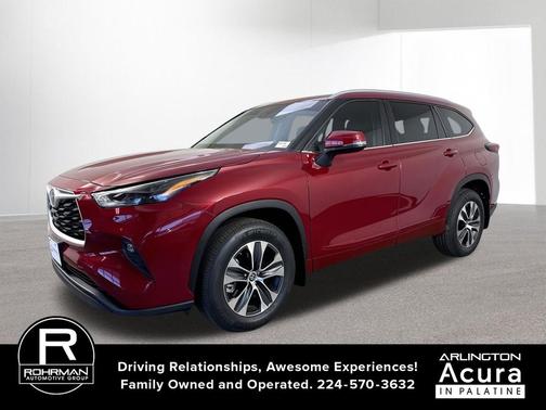 Ruby Flare Pearl 2024 Toyota Highlander XLE