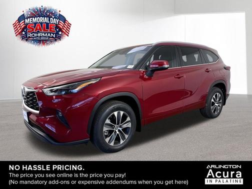 Ruby Flare Pearl 2024 Toyota Highlander XLE