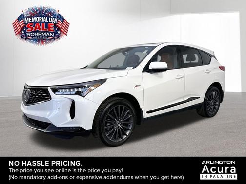 Platinum White Pearl 2024 Acura RDX A-Spec Advance Package