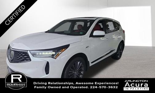 Platinum White Pearl 2024 Acura RDX A-Spec Advance Package