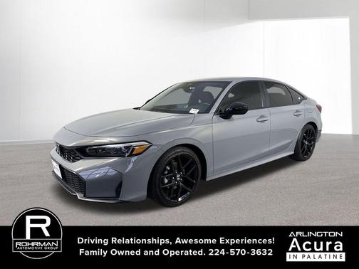 Urban Gray Pearl 2025 Honda Civic Sport