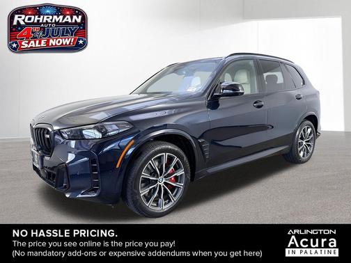 Carbon Black Metallic 2024 BMW X5 M60i