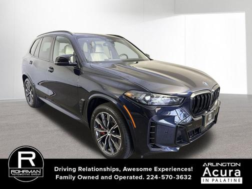 Carbon Black Metallic 2024 BMW X5 M60i