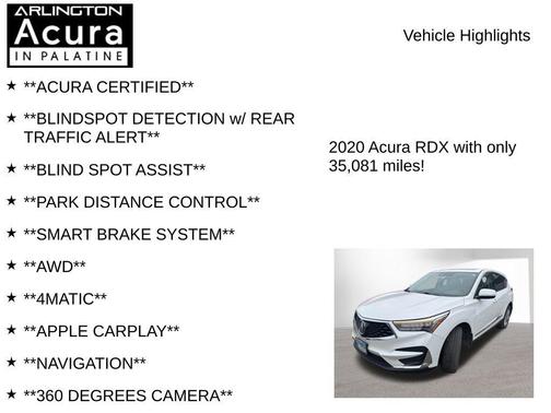2020 Acura RDX Advance Package