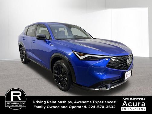 Adriatic Blue Sea Metallic 2025 Acura ADX A-Spec with Advance