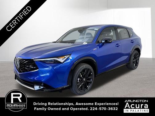 Adriatic Blue Sea Metallic 2025 Acura ADX A-Spec with Advance