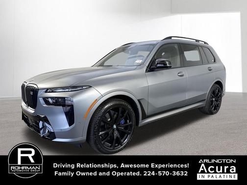 Frozen Pure Gray Metallic 2024 BMW X7 M60i