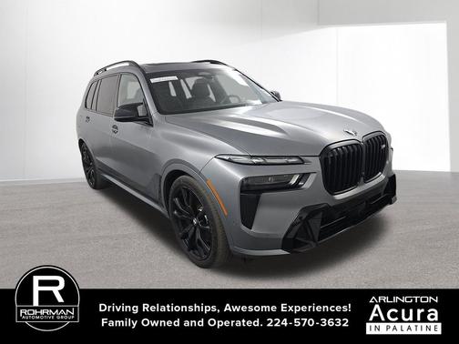 Gray Metallic 2024 BMW X7 M60i