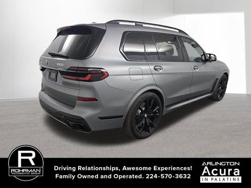 Gray Metallic 2024 BMW X7 M60i