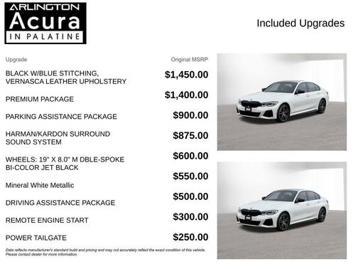 White Metallic 2020 BMW M340 M340i xDrive Sedan