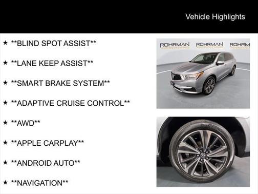 2020 Acura MDX 3.5L w/Technology Package