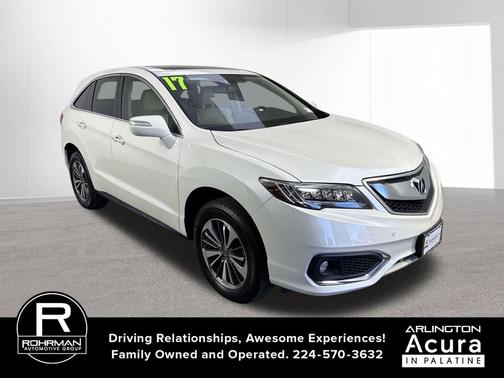 White Diamond Pearl 2017 Acura RDX Advance Package
