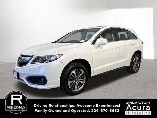 White Diamond Pearl 2017 Acura RDX Advance Package