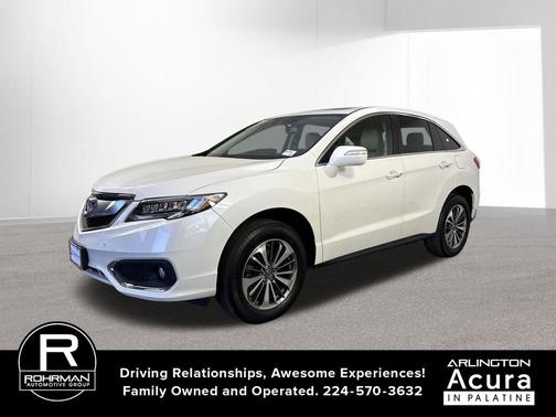 White Diamond Pearl 2017 Acura RDX Advance Package